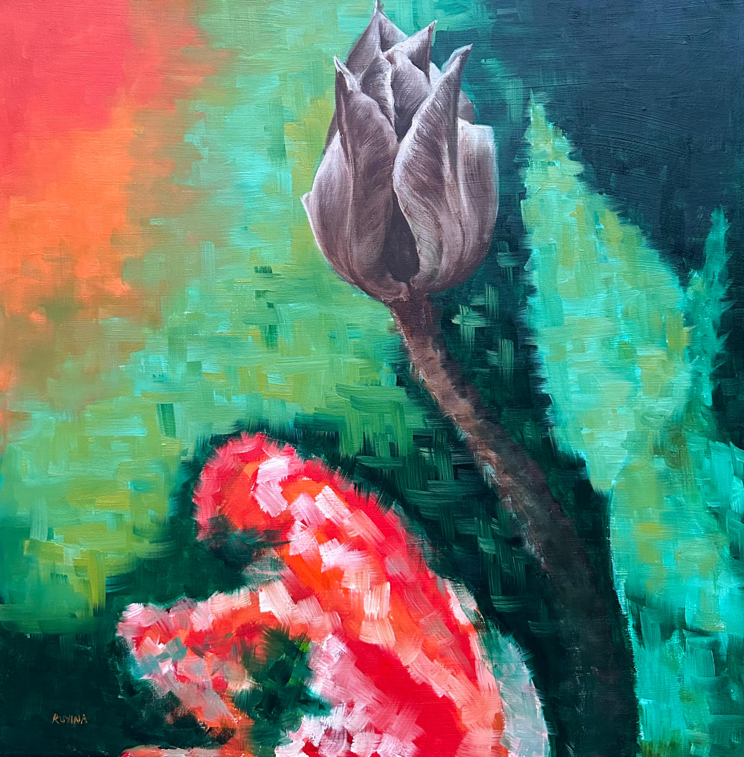 Focus Too | 60x60 cm | Oil on Canvas | April 2025