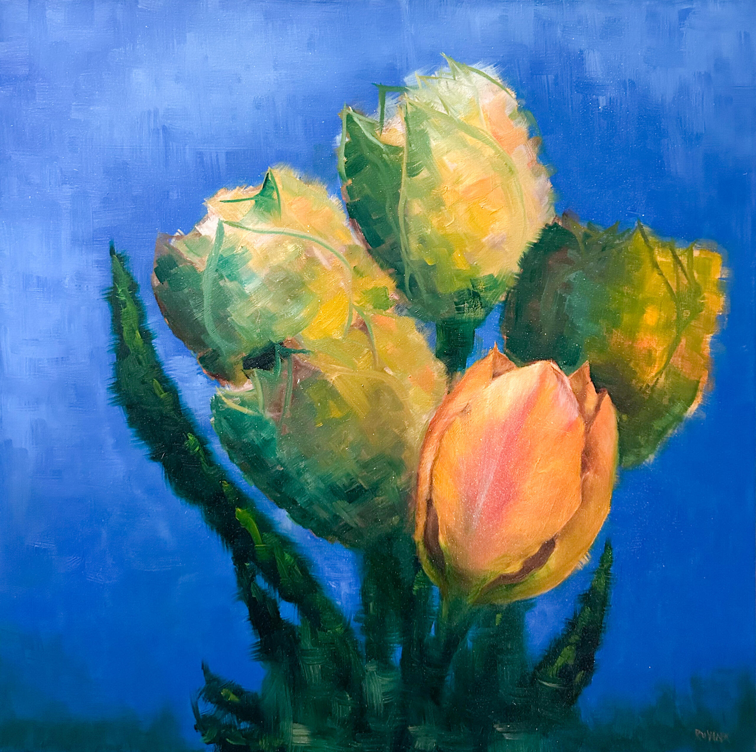 Focus | 60x60 cm | Oil on Canvas | April 2025