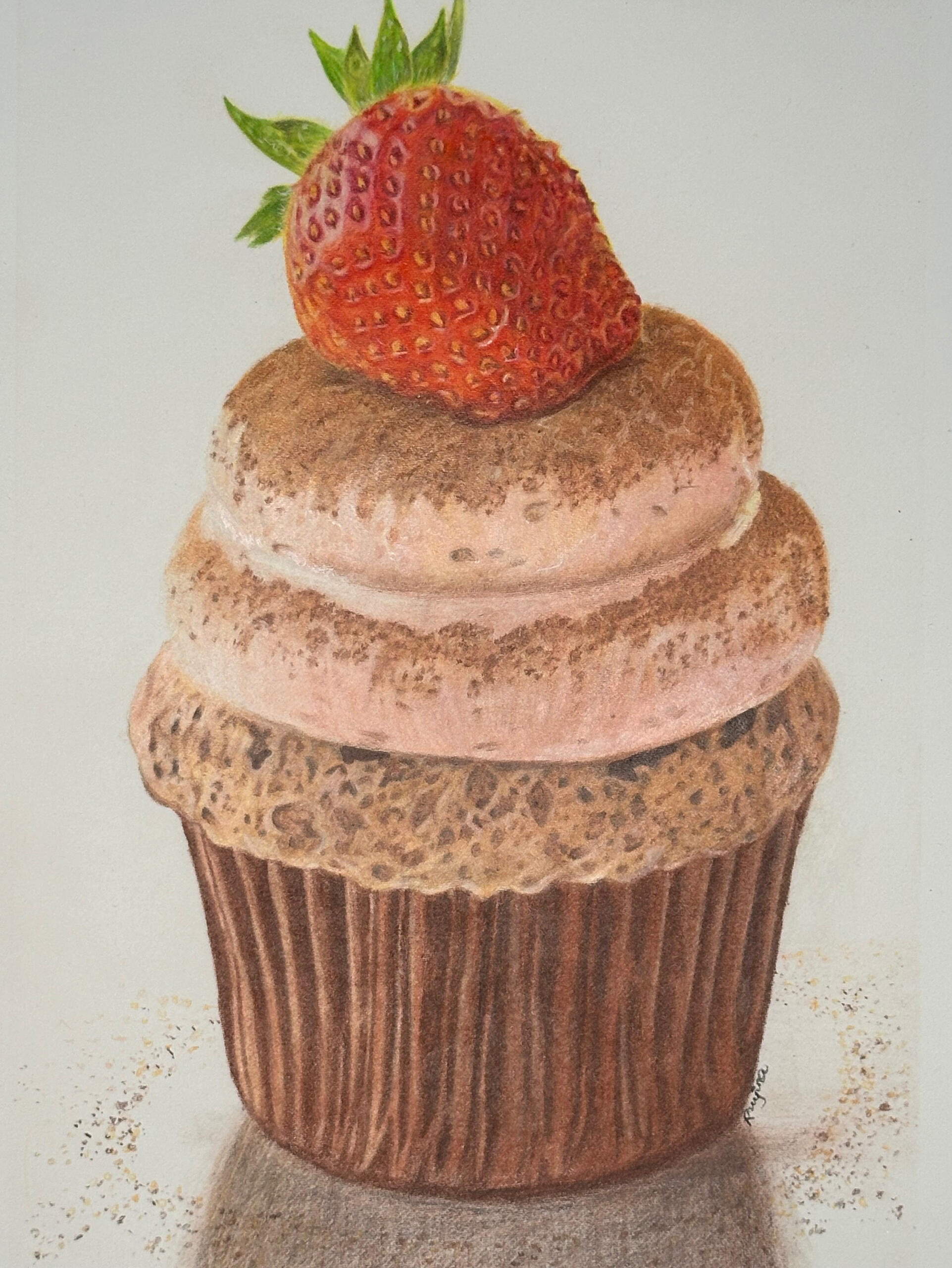 Cupcake | Coloured Pencils on Paper | 2023