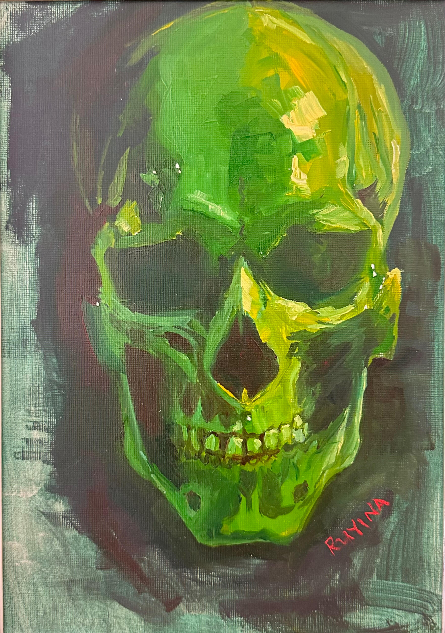 Untitled | Acrylics on Canvas paper | 2024