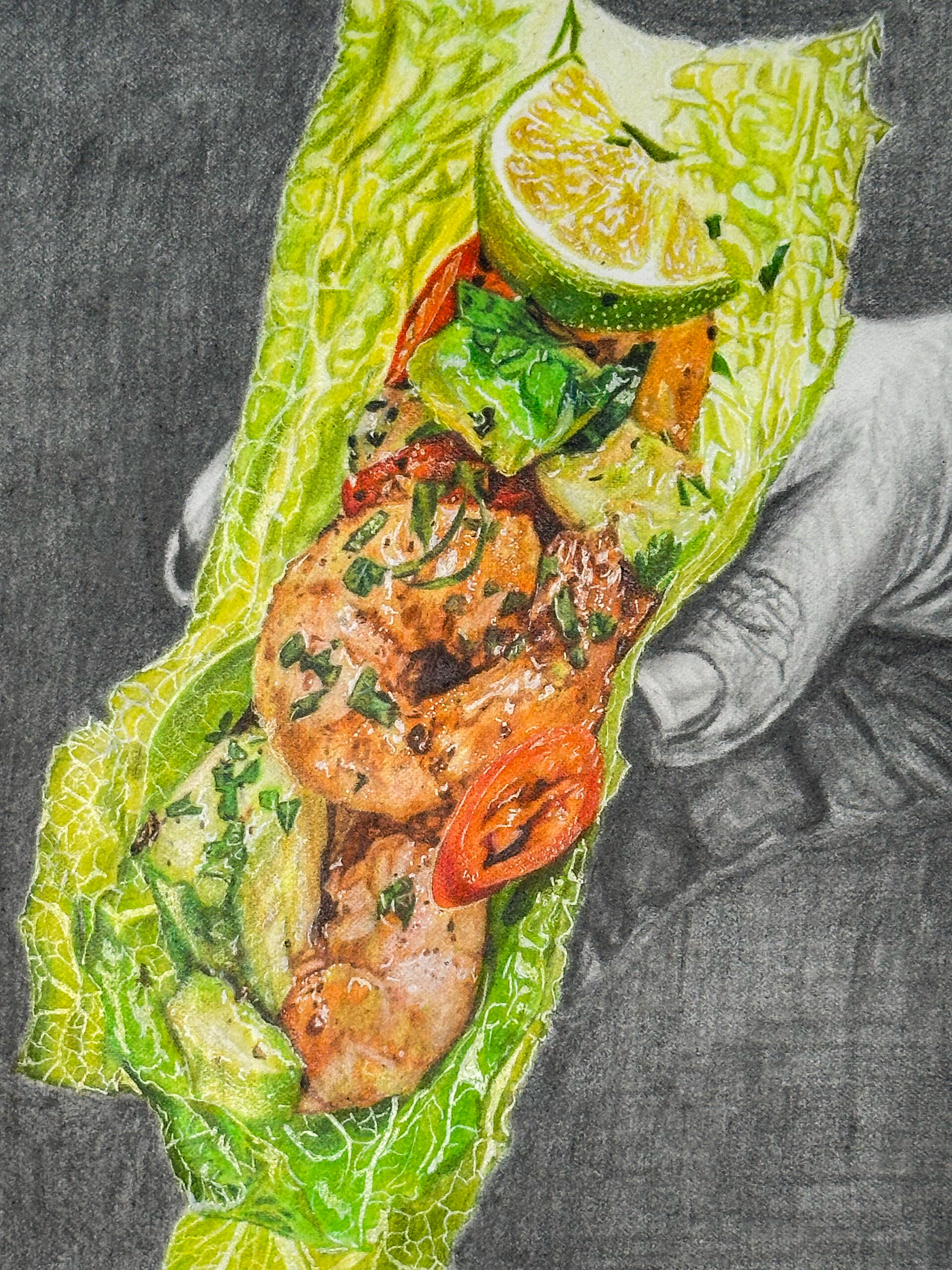 Untitled | Coloured Pencils/ Graphite Pencil | 2023