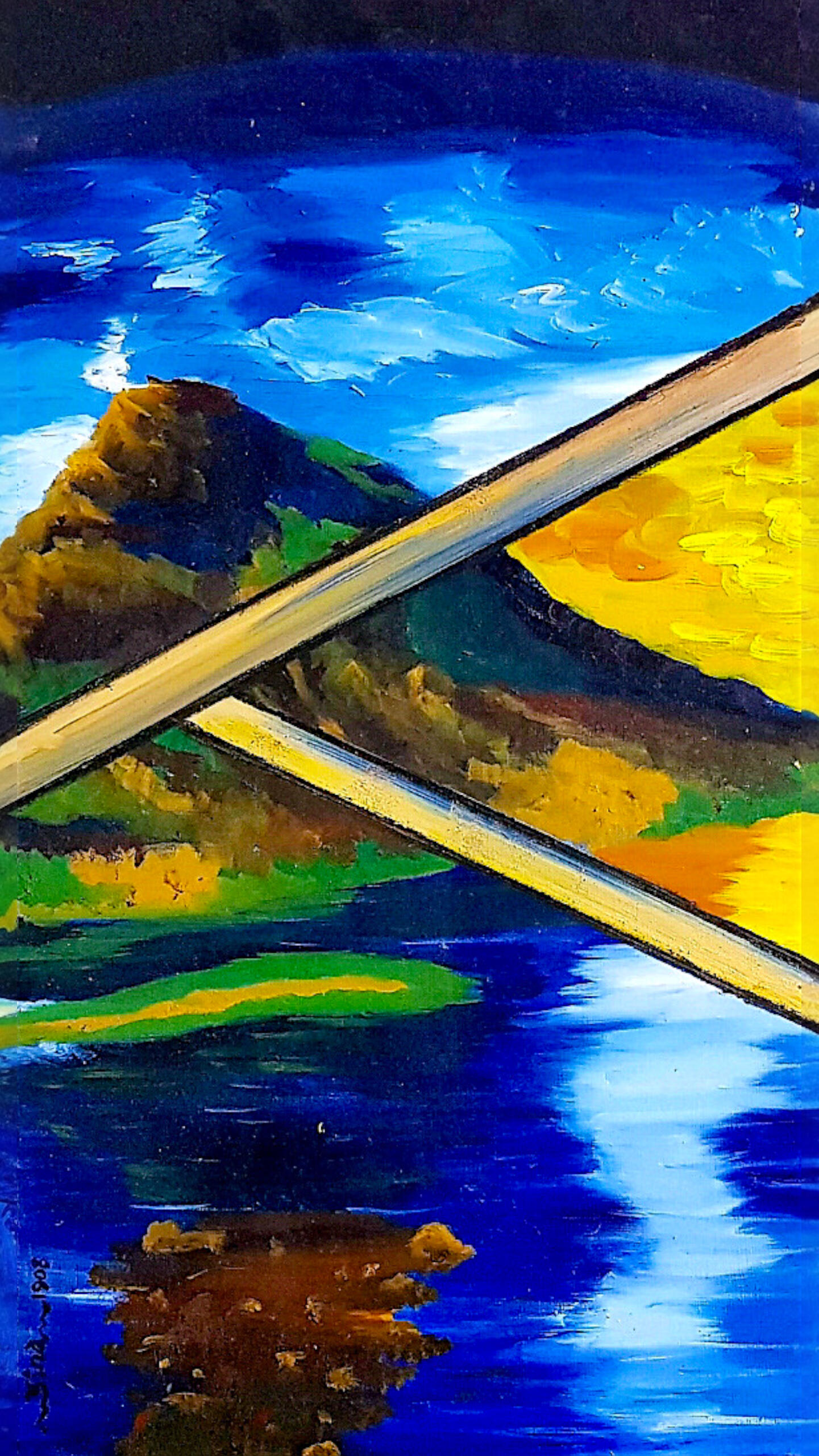 2/3 of Tryptich | Oil on Canvas | 2019